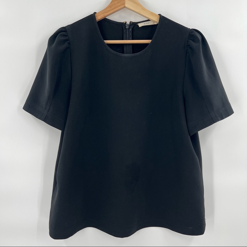 A.L.C. Black Blouse